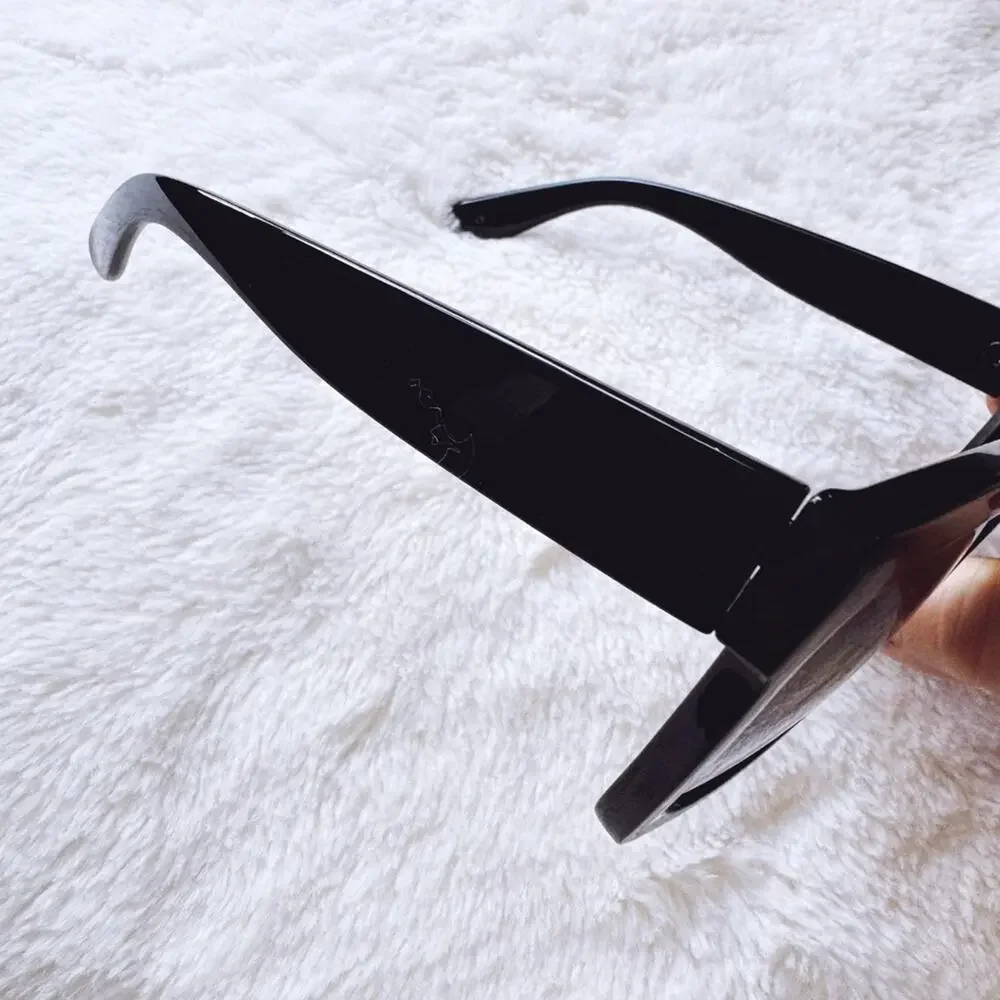 Liora Black Oversized Bold Sunglasses